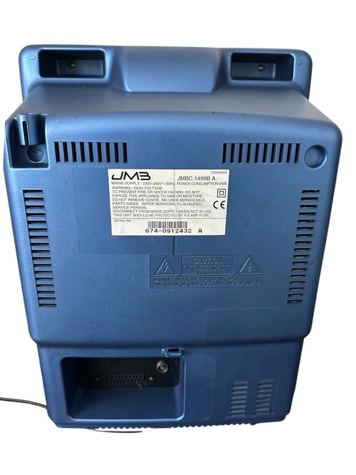JMB CRT TeleVideo Combination TV VHS Player Tested Retro Gaming 14" — image 3