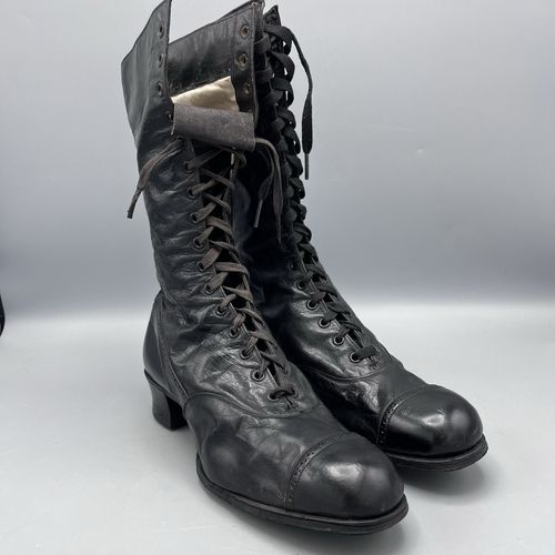 Antique Boots Amies Ltd Ladies Lace Up Black Victorian Edwardian DISPLAY ONLY — image 2