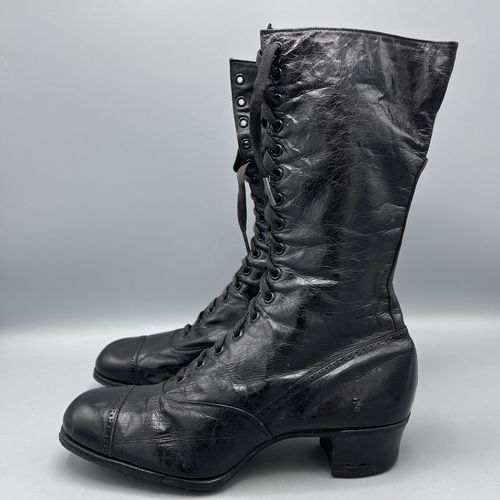 Antique Boots Amies Ltd Ladies Lace Up Black Victorian Edwardian DISPLAY ONLY — image 3