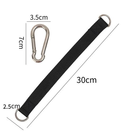 2pcs Swing Hammock Tree Hanging Straps Kit Hooks Carabiner Garden Swing Fittings