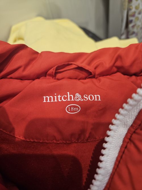 Boys Mitch & Sons Bodywarmer Gillet Size 18 Months - Red - 12-18 Months