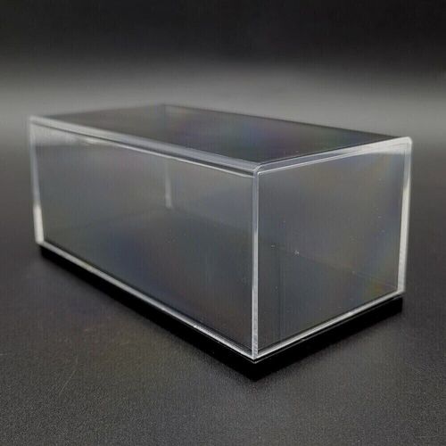1pc 1:43 Acrylic Case Display Box Clear Dust Proof W/ Base For Model Car Toys — image 1