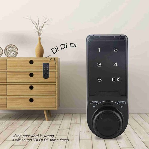 Touch Keypad Password  Key Access Lock Digital Electronic Security Cabinet Coded — image 2