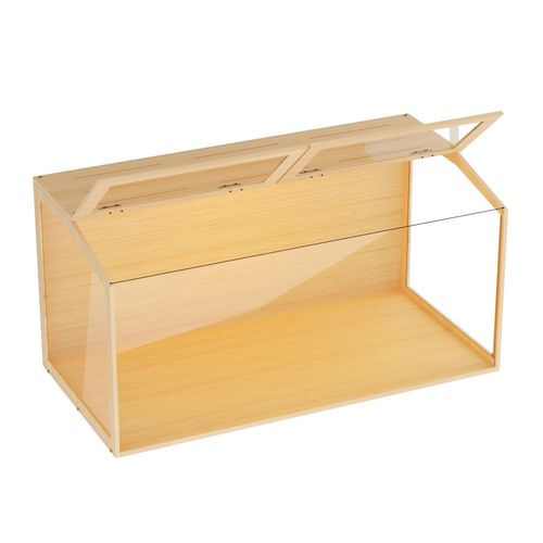 100CM XL Large Wooden Hamster Cage with LED for Guinea Pig Small Animal Habitat — image 2