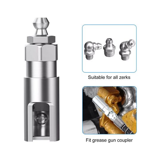 1 Set Grease Nozzle Adapter Grease Gun-Accessory 90 Degree Coupler Adapter Tool — image 4