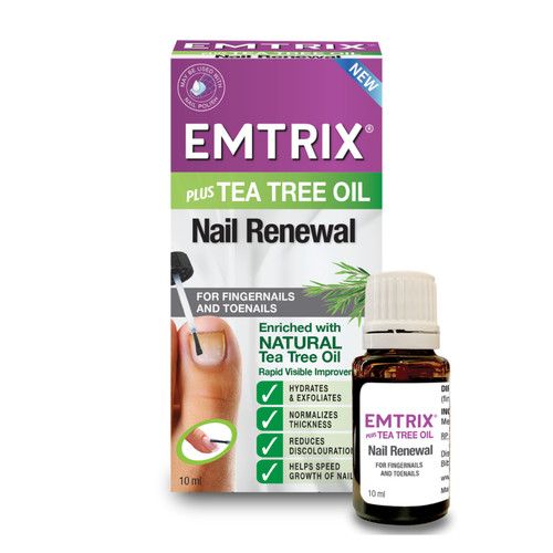 Emtrix Nail Renewal with Tea Tree Oil 10ml | Healthy Nail Growth & Strengthener
