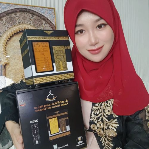KABA AZAN CLOCK, AZAN CLOCK, QURAN SPEAKER MECCA MODEL WITH CLOCK — image 6