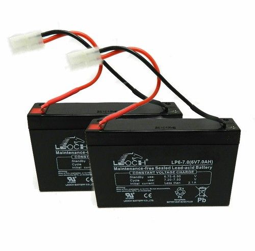 2 x MICROCAT BAIT BOAT BATTERIES  6V 7AMP CHARGED READY TO GO FULL GUARANTEE