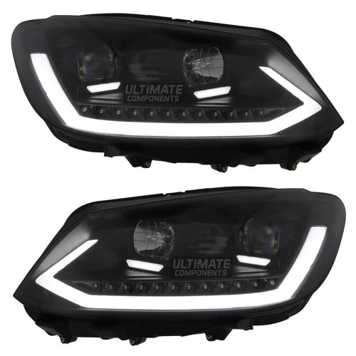 VW Caddy 2010-2015 Projector LED DRL Headlights Dynamic Sequential Flashers — image 2
