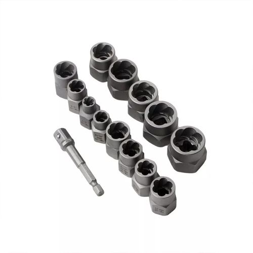 14PCS Damaged Impact Screw Removal Bolt Nut Extractor Twist Socket Tool Kit Set！ — image 12