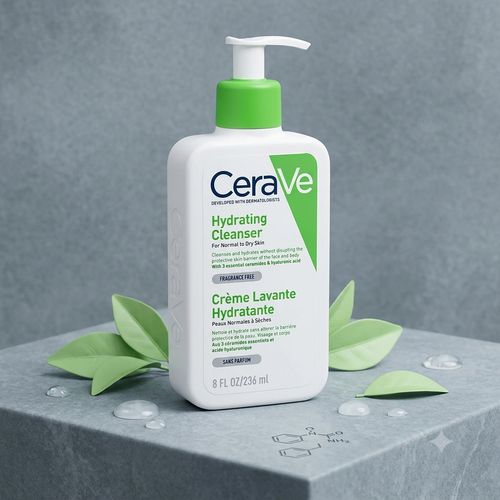 CeraVe Hydrating Cleanser 236ml Normal to Dry Skin Hyaluronic Acid Face Wash — image 2