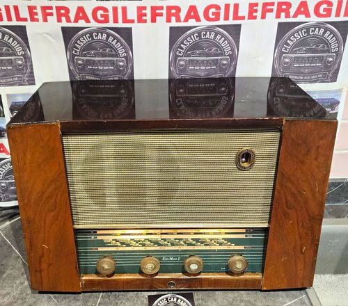 Vintage PYE Tabletop Valve Radio FM /LW  With Bluetooth conversion — image 1