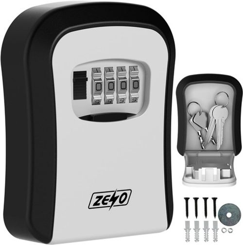 WALL MOUNTED KEY SAFE 4 DIGIT COMBINATION KEY SAFE OUTDOOR SECURITY KEY LOCK BOX