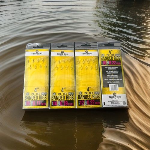 FISHING BANDED RIGS BARBLESS 4 INCH FEEDER / METHOD FISHING