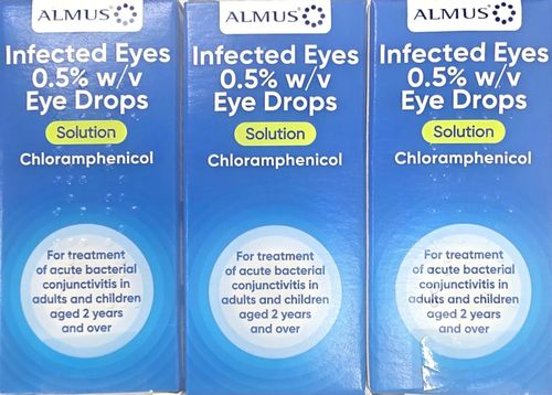 Chloramphenicol Eye Drops 0.5% 10ml For Bacterial Conjunctivitis x 3 Pack — image 12