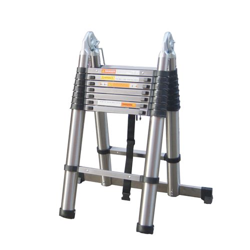 Telescopic Loft Ladder Extendable Collapsible Step Ladders Foldable Heavy Duty — image 4