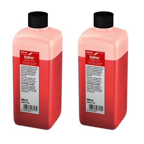 2x Hydrex Surgical Scrub - 500ml - Hibiscrub Alternative — image 1