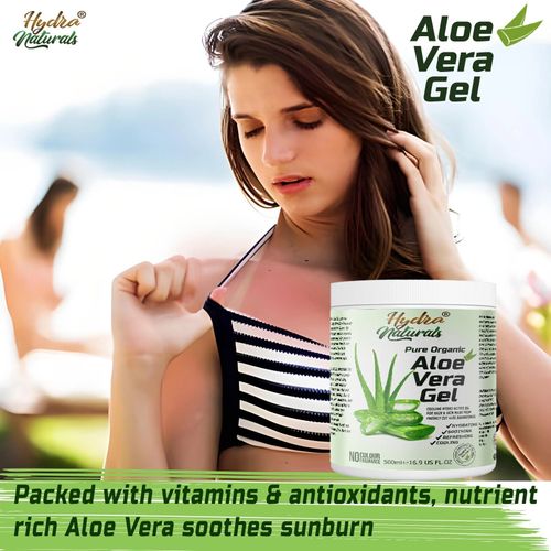 Aloe Vera Gel 100% Pure Natural Organic Multipurpose Soothing Hair & Skin Care  — image 4