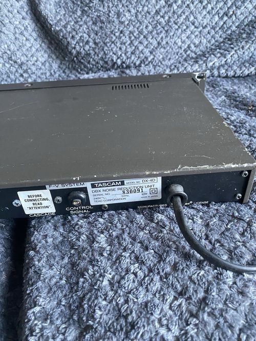 Tascam DX-4D Professional Noise Reduction Rack Mount Unit — image 5