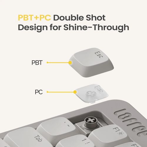 Lofree Flow Lite 84 Keys Low Profile Mechanical Keyboard, Swappable Rechargeable — image 4