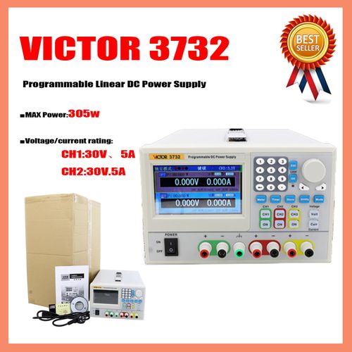 VICTOR 3731/3732/3721/3722 Programmable Linear DC Regulated Power Supply ⊕IK — image 1