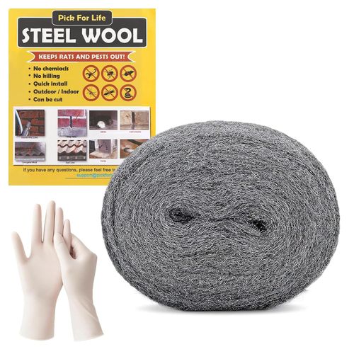 PICK for LIFE Steel Wool Mice Blocker 1 Pack Coarse Wire Wool Rat Fill Hole — image 11