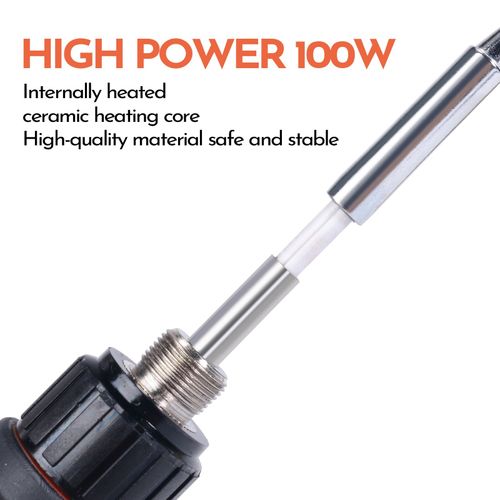 100W Digital Electric Heat Soldering Iron Kit Soldering Gun LCD Tempe Adjustable — image 3