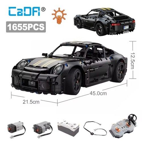 Cada 1655PCS 1:10 RC Classic Germany 2019 Sports Car Building Blocks Set