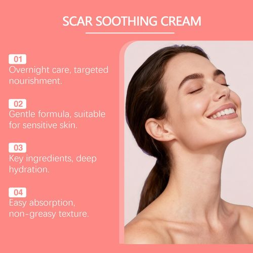 Scar Soothing Cream Scar Gentle Non-Greasy Soothing & Smoothing Skin Cream 30g