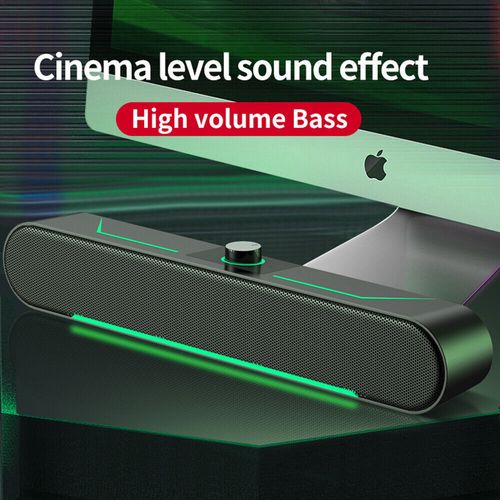 LED Wired Sound Bar Stereo Gaming Speakers USB For TV Computer PC Tablets Laptop — image 7