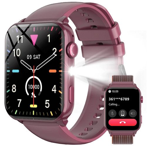Women Alexa Smart Watch Fitness Bluetooth Call Watch for Android iPhone Samsung