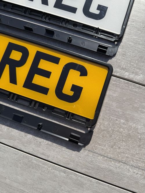 Tesla Number Plate Frames X2 Black Fits All Tesla Models UK Road legal — image 7