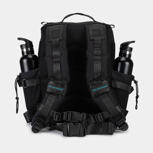 Built For Athletes Medium Black & Aqua 25L Gym Backpack — image 4
