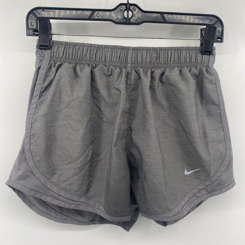 Nike Running Shorts Womens Small Gray Dri-FIT Tempo Mesh Athletic Gym Workout