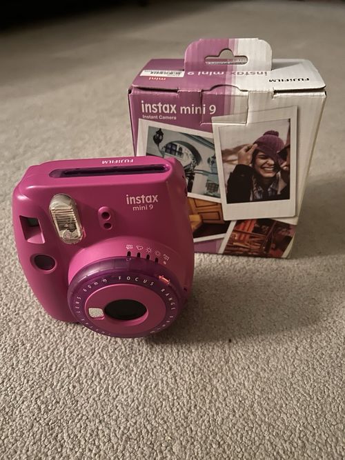 Instax Mini 9 Instant Camera Purple Bundle — image 2