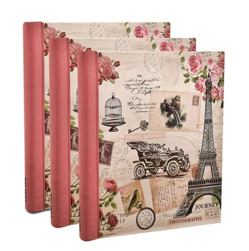 Self Adhesive Large Photo Albums Totaling 60 Sheets 120 Sides X 3 ARPAN