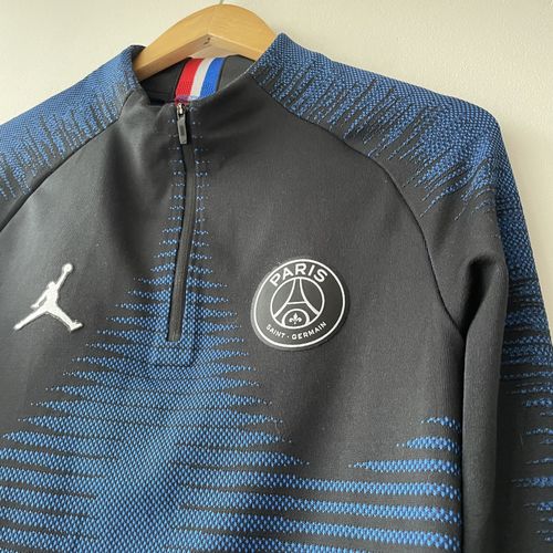 PSG Football Training Shirt 2019 Jordan Vaporknit Drill Top 1/4 Zip Jumper — image 12