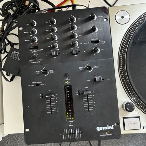 Gemini UMX‑7 Scratch Mixer Technical Upgrade with New CF‑BE Crossfader Fitted