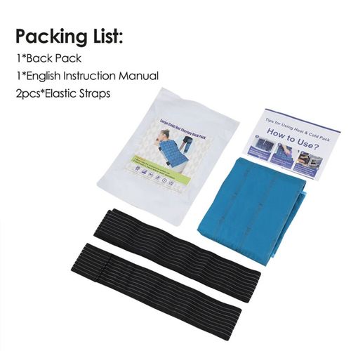 Reusable Ice Pack for Sports Injuries, Hot Cold Compress Wrap Back Pain Relief — image 23