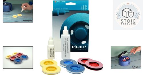 Disc Cleaning Refill Kit for Blu-Ray DVD CD Includes Cleaning and Buffing Pads — image 2