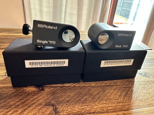 Roland TM-2 Trigger Module + RT-30K Kick + RT-30H Drum Trigger + Gator Case — image 3