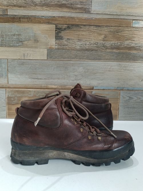 VINTAGE CHRIS BRASHER HILLMASTER CLASSIC Air  BROWN LEATHER WALKING BOOTS UK 8 — image 5