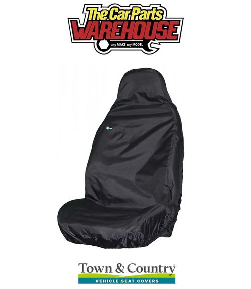 Town & Country 3D Front Seat Cover Black Car/Van/4x4 Interior Car Accessory — image 1