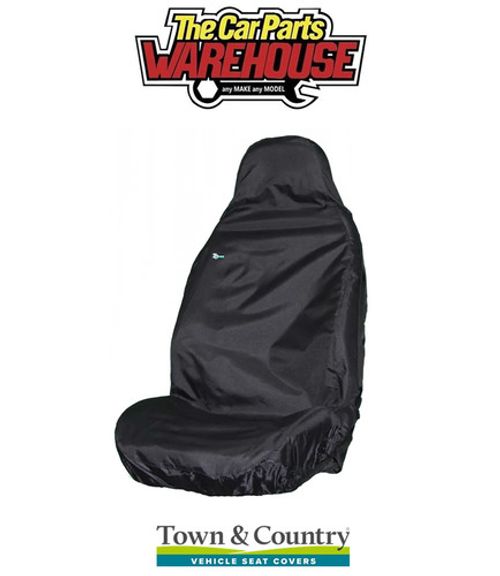 Town & Country 3D Front Seat Cover Black Car/Van/4x4 Interior Car Accessory
