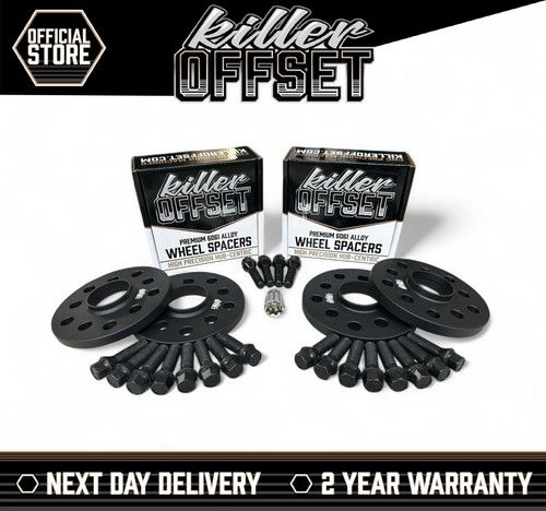 BMW F SERIES 15mm & 20mm Black Hubcentric Wheel Spacers, Bolts & Locks 5x120 726