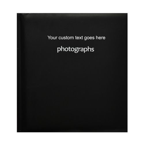 ARPAN Personalised Text 5x7'' Slip in Memo Bookbound Photo Album for 120 Photos