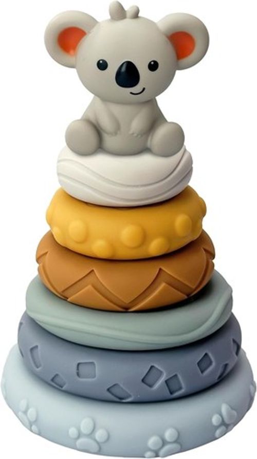 Kyoot Silicone Koala Stacker Stacking Rings Toddler Toy Baby 6 Months+ Baby Gift