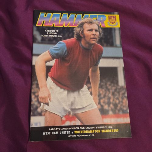 West Ham - Bobby Moore Football Programme Bundle - BM6 50th Anniversary — image 2