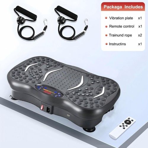 Power Vibration Plate Vibrating Machine Platform Exercise Body Shaker Massager