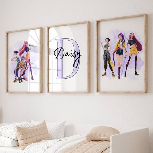 Set of 3 Personalised Kpop Prints / A5 A4 A3 Unframed High Gloss